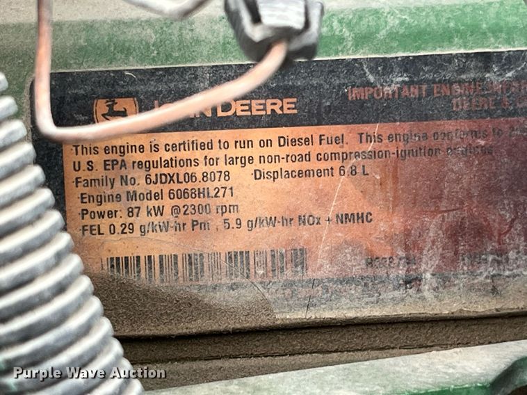 image for item LA9911 2007 John Deere 6615  MFWD tractor