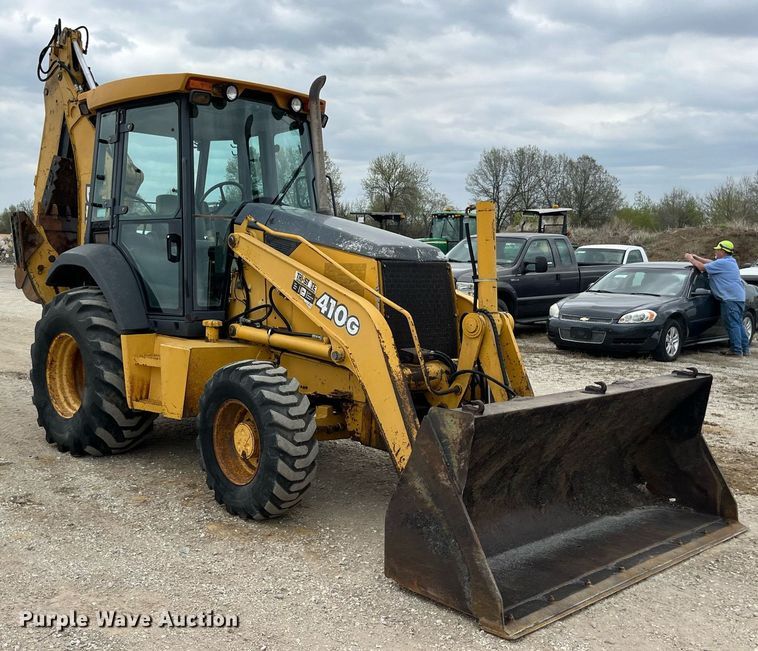 image for item LA9913 John Deere 410G  backhoe