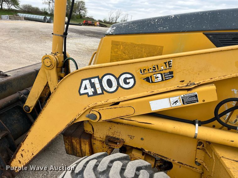 image for item LA9913 John Deere 410G  backhoe