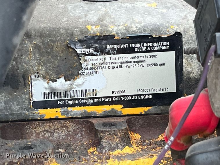 image for item LA9913 John Deere 410G  backhoe