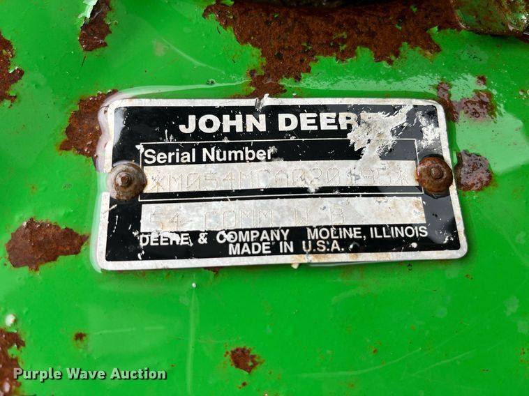 image for item LA9918 John Deere Commercial 54  lawn mower
