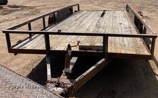 image for item LH9579 1990 Shop built  utility trailer