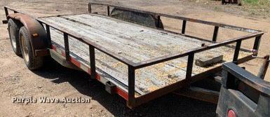 image for item LH9579 1990 Shop built  utility trailer