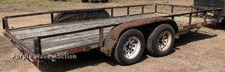 image for item LH9579 1990 Shop built  utility trailer