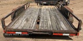 image for item LH9579 1990 Shop built  utility trailer