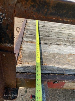 image for item LH9579 1990 Shop built  utility trailer