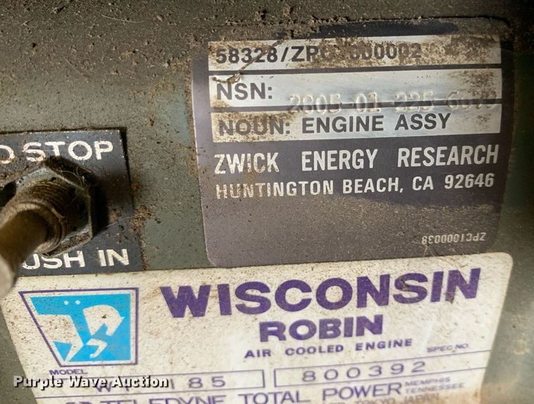 image for item LH9581 Zwick Energy Research  air compressor