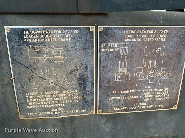 image for item LH9585 1991 Dresser 520C  wheel loader