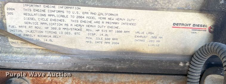 image for item LI9585 2005 American LaFrance Eagle  pumper fire truck