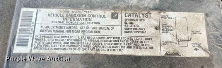 image for item LI9600 2006 Chevrolet Silverado 1500  pickup truck