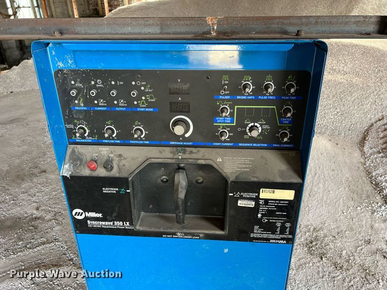 image for item LI9617 Miller Syncrowave 350LX  welder/generator
