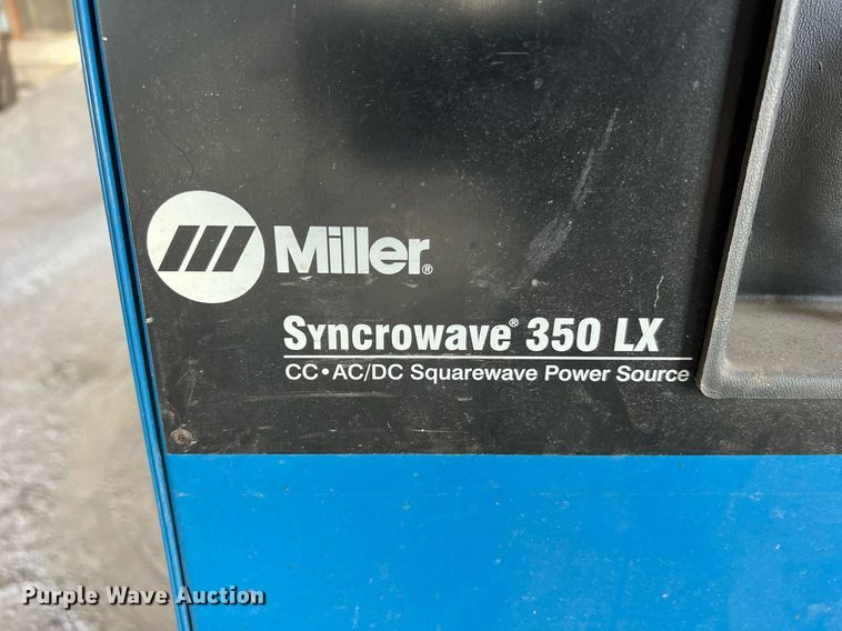 image for item LI9617 Miller Syncrowave 350LX  welder/generator
