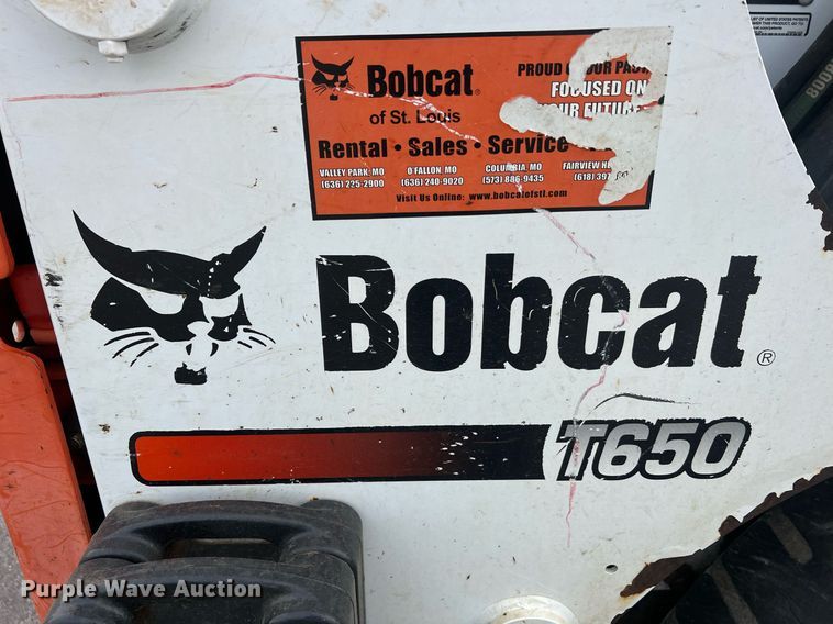 image for item LI9627 2015 Bobcat T650  tracked skid steer loader