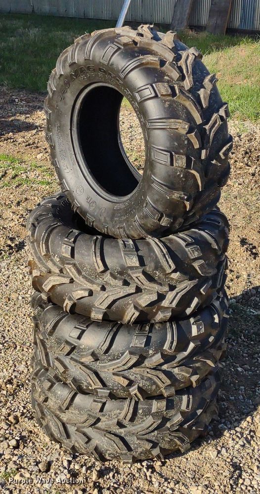 image for item LL9046 (4) 25x10.00-12 440 Mag Off Road tires