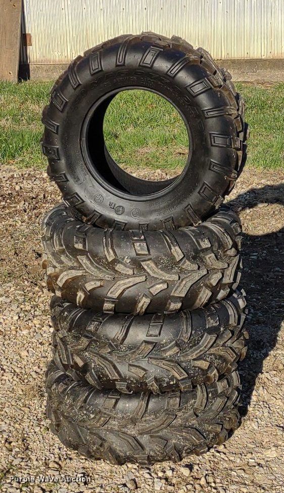 image for item LL9046 (4) 25x10.00-12 440 Mag Off Road tires