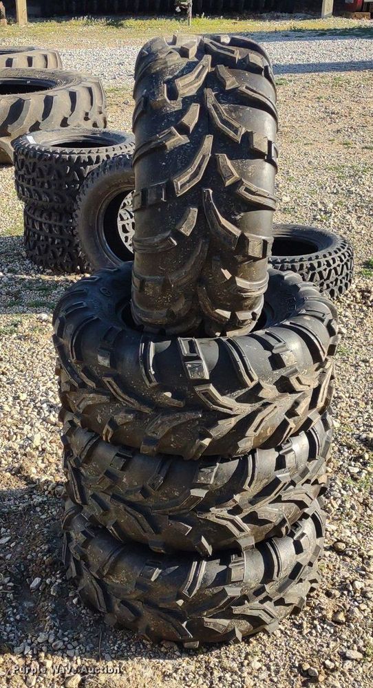 image for item LL9046 (4) 25x10.00-12 440 Mag Off Road tires