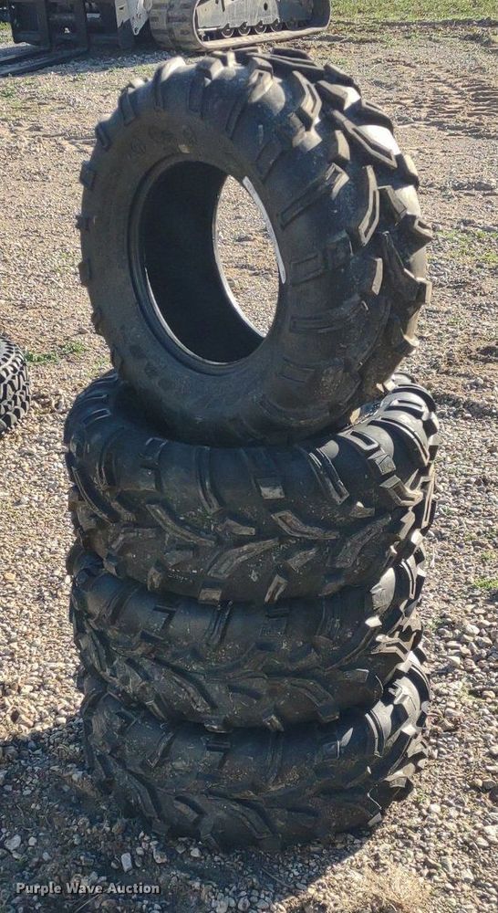 image for item LL9046 (4) 25x10.00-12 440 Mag Off Road tires