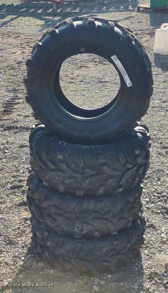 image for item LL9046 (4) 25x10.00-12 440 Mag Off Road tires