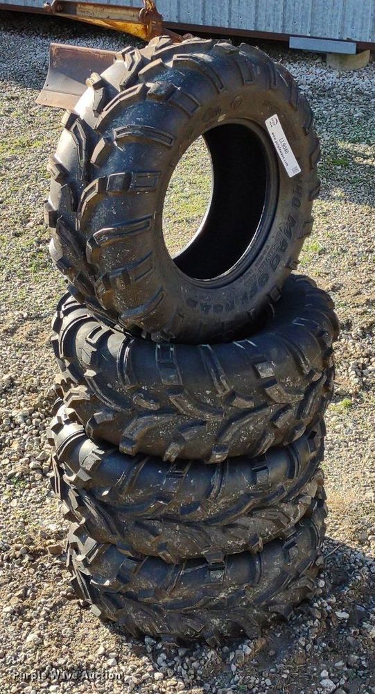 image for item LL9046 (4) 25x10.00-12 440 Mag Off Road tires
