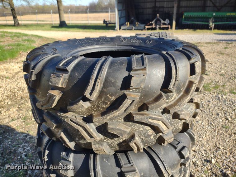 image for item LL9046 (4) 25x10.00-12 440 Mag Off Road tires