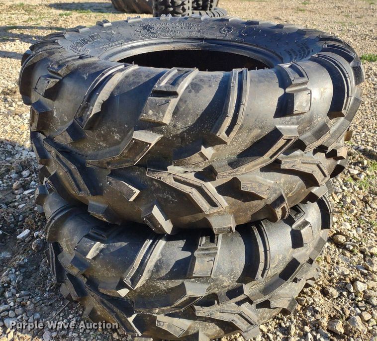 image for item LL9046 (4) 25x10.00-12 440 Mag Off Road tires