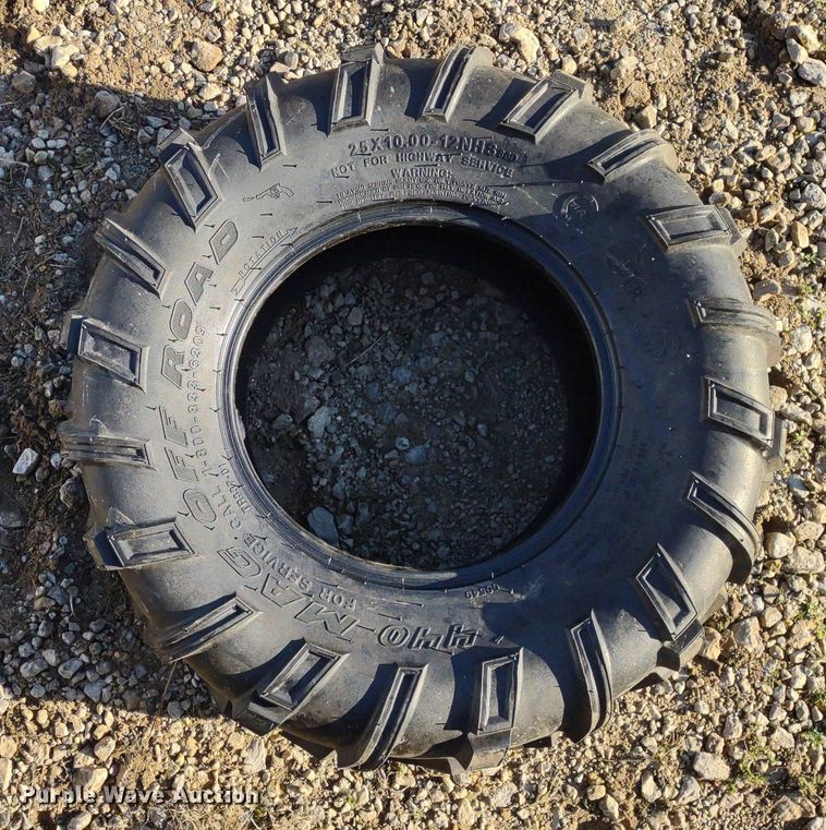 image for item LL9046 (4) 25x10.00-12 440 Mag Off Road tires