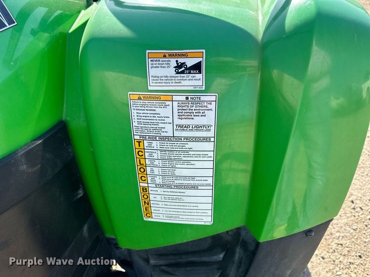 image for item LN9442 2009 Arctic Cat 550 H1 EFI  ATV