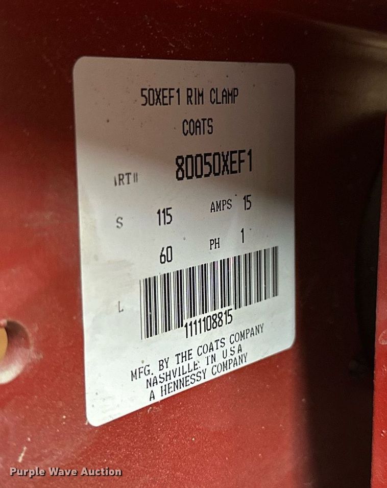 image for item LN9456 Coats 50X-EF-1  tire machine