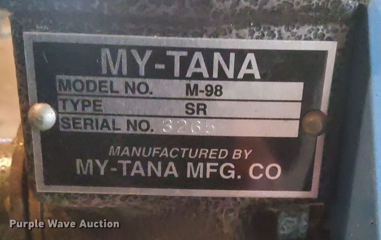 image for item LP9553 MyTana M-98  sewer rodder