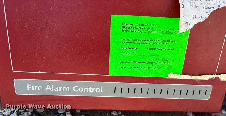 image for item LR9663 Fire alarm supplies