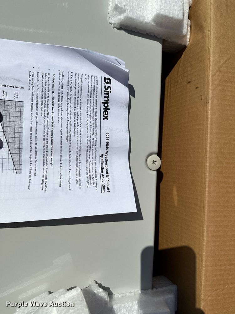 image for item LR9663 Fire alarm supplies