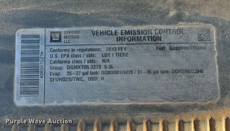 image for item LR9667 2014 Chevrolet Tahoe Police  SUV