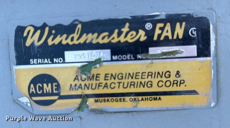 image for item LR9707 Windmaster  fan