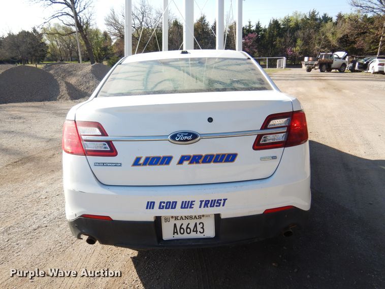 image for item LT9610 2015 Ford Taurus Police Interceptor