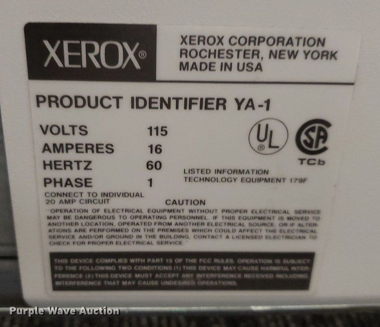 image for item LT9711 Xerox  copier