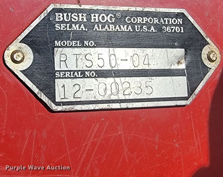 image for item LV9507 Bush Hog RTS 50  50" W tiller