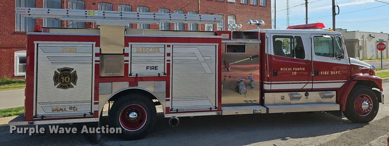 image for item MB9970 1998 Freightliner FL80  pumper fire truck