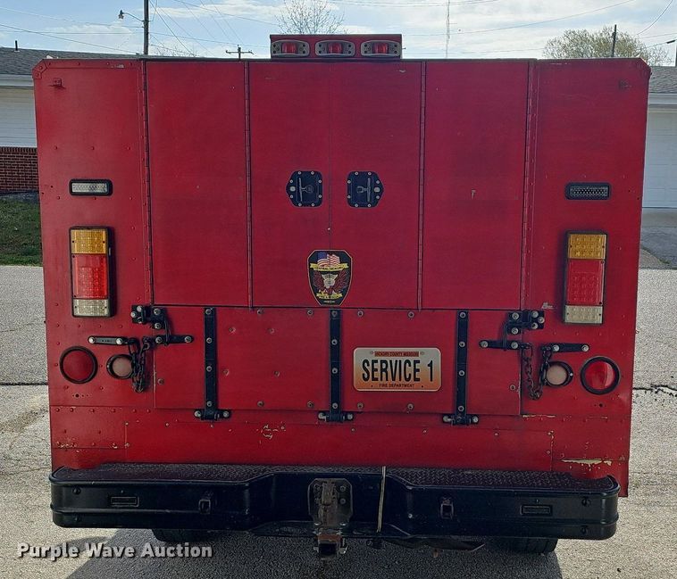 image for item MB9987 1986 Chevrolet D30  rescue pickup