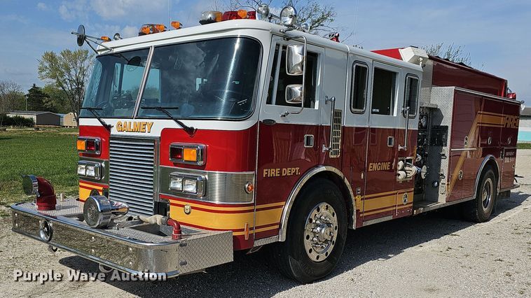 image for item MB9990 1989 Pierce  pumper fire truck