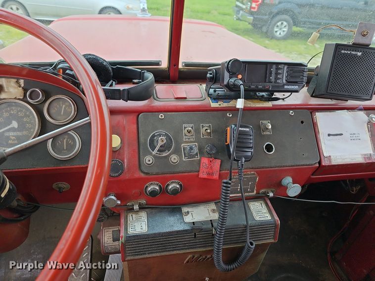 image for item MB9992 1973 Mack  pumper fire truck