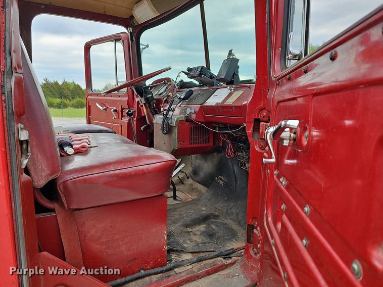 image for item MB9992 1973 Mack  pumper fire truck