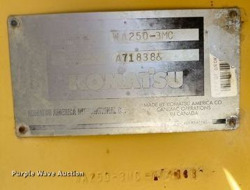 image for item MG9792 2003 Komatsu WA250-3MC  wheel loader