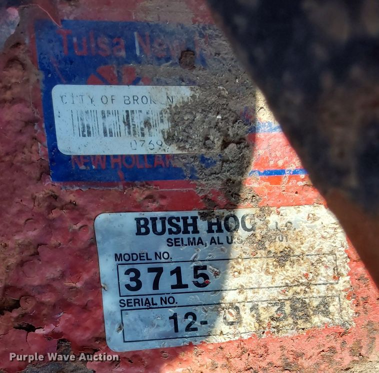 image for item MG9798 Bush Hog 3715  batwing rotary mower