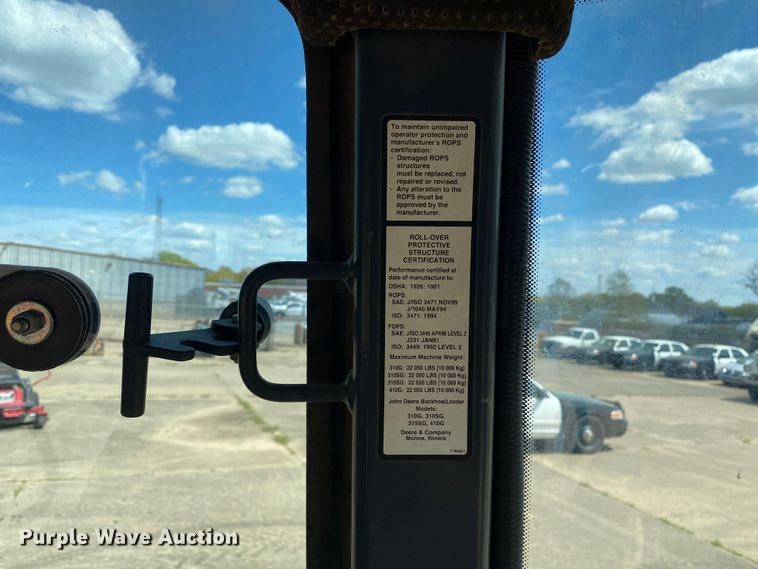 image for item MG9800 2003 John Deere 310G  backhoe