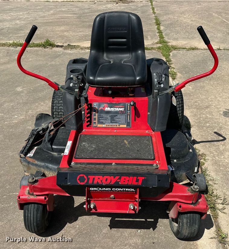 image for item MG9826 Troy-Bilt Mustang RZT  ZTR lawn mower