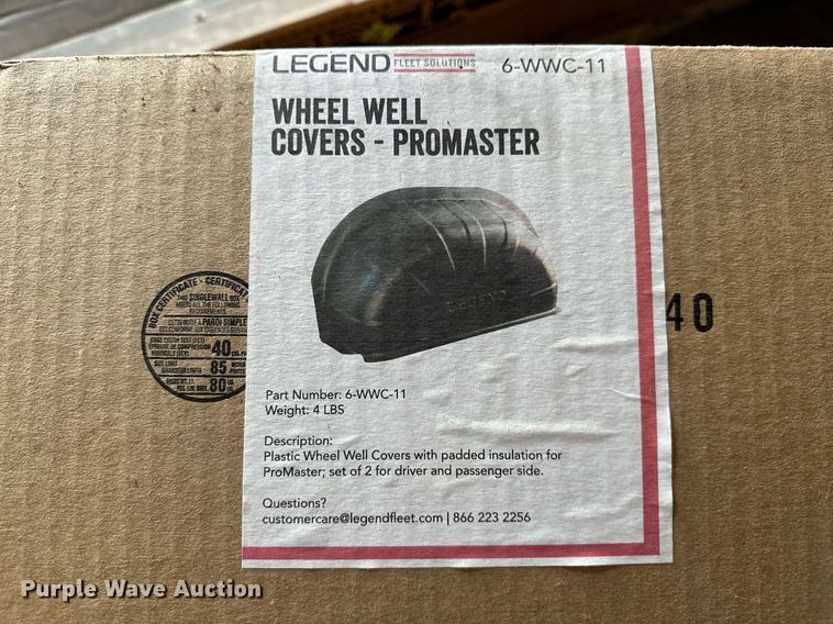 image for item MG9847 Legend Promaster  wheel well covers