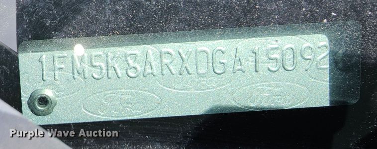 image for item MI9502 2013 Ford Explorer Police Interceptor  SUV