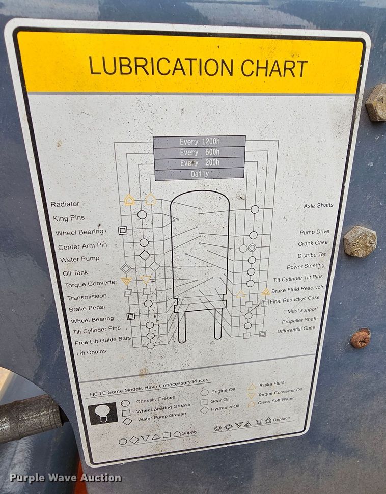 image for item MI9529 Heli H2000  forklift