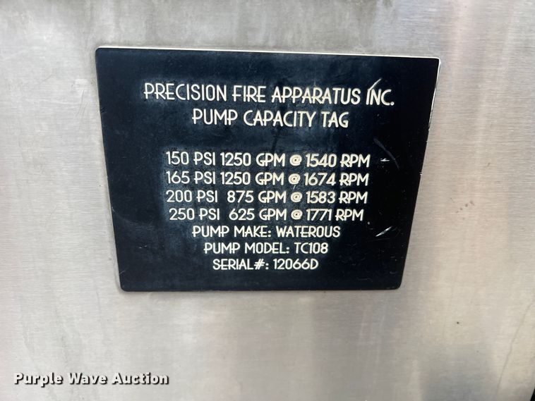 image for item MM9154 2005 Spartan Advantage Pumper  pumper fire truck