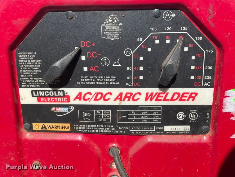 image for item MM9335 Lincoln  welder